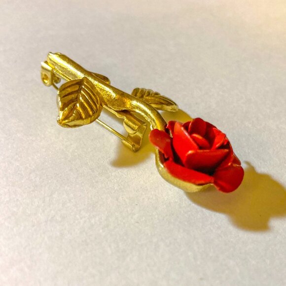 Rose Brooch - Picture 3 of 4